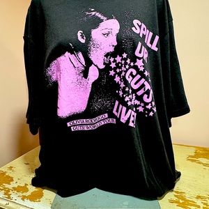 Officially Licensed Olivia Rodrigo Spill Your Guts Tour T-Shirt XXL